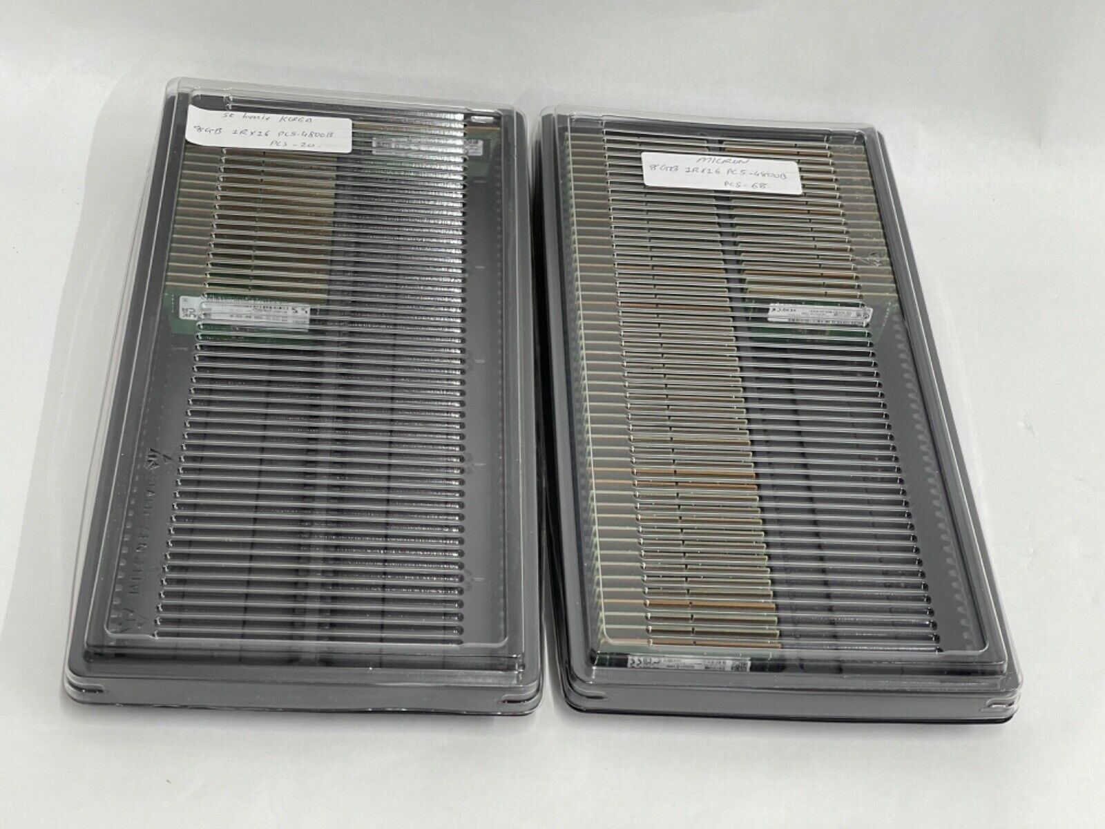 Lot of 89 PCS: 8GB 1Rx16 PC5-4800B DDR5-38400 Laptops Memory (Micron - SK hynix)