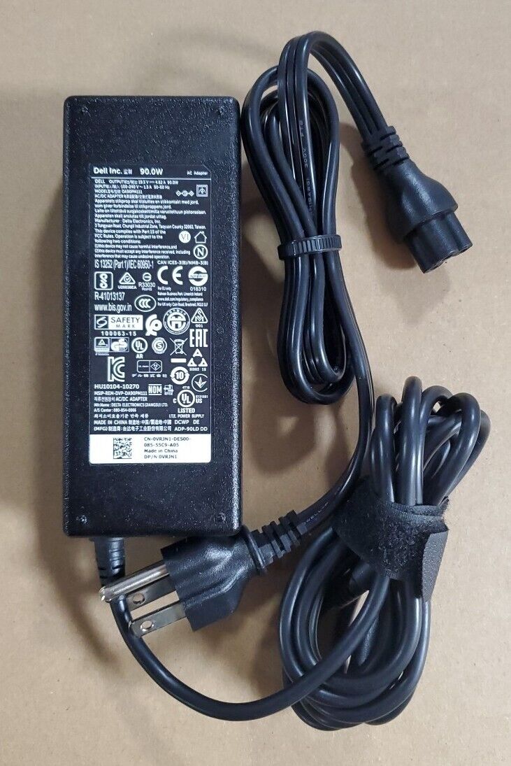 Dell 90W All in One 5x3.5mm AC Adapter Power Supply Charger 0RT74M 0VRJN1 056MM8
