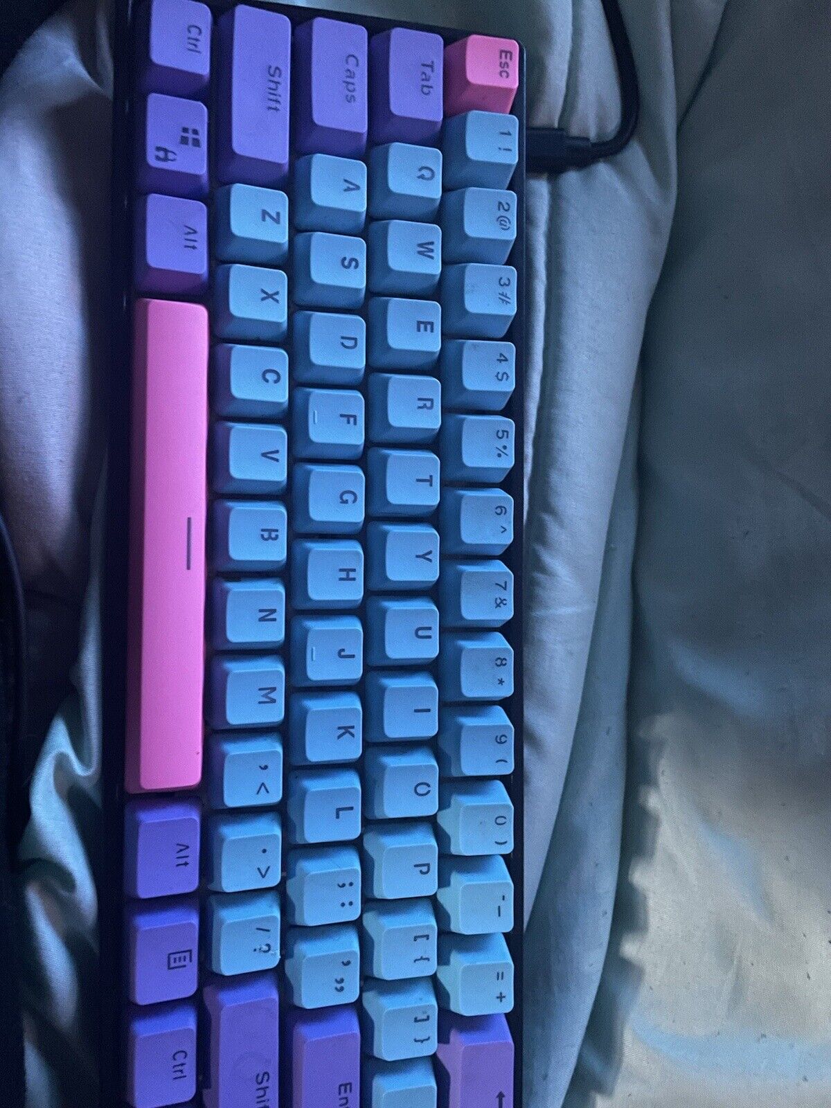 Asceny One - 60% Mechanical Keyboard, True RGB Lights, Spill Proof,Wired Budget