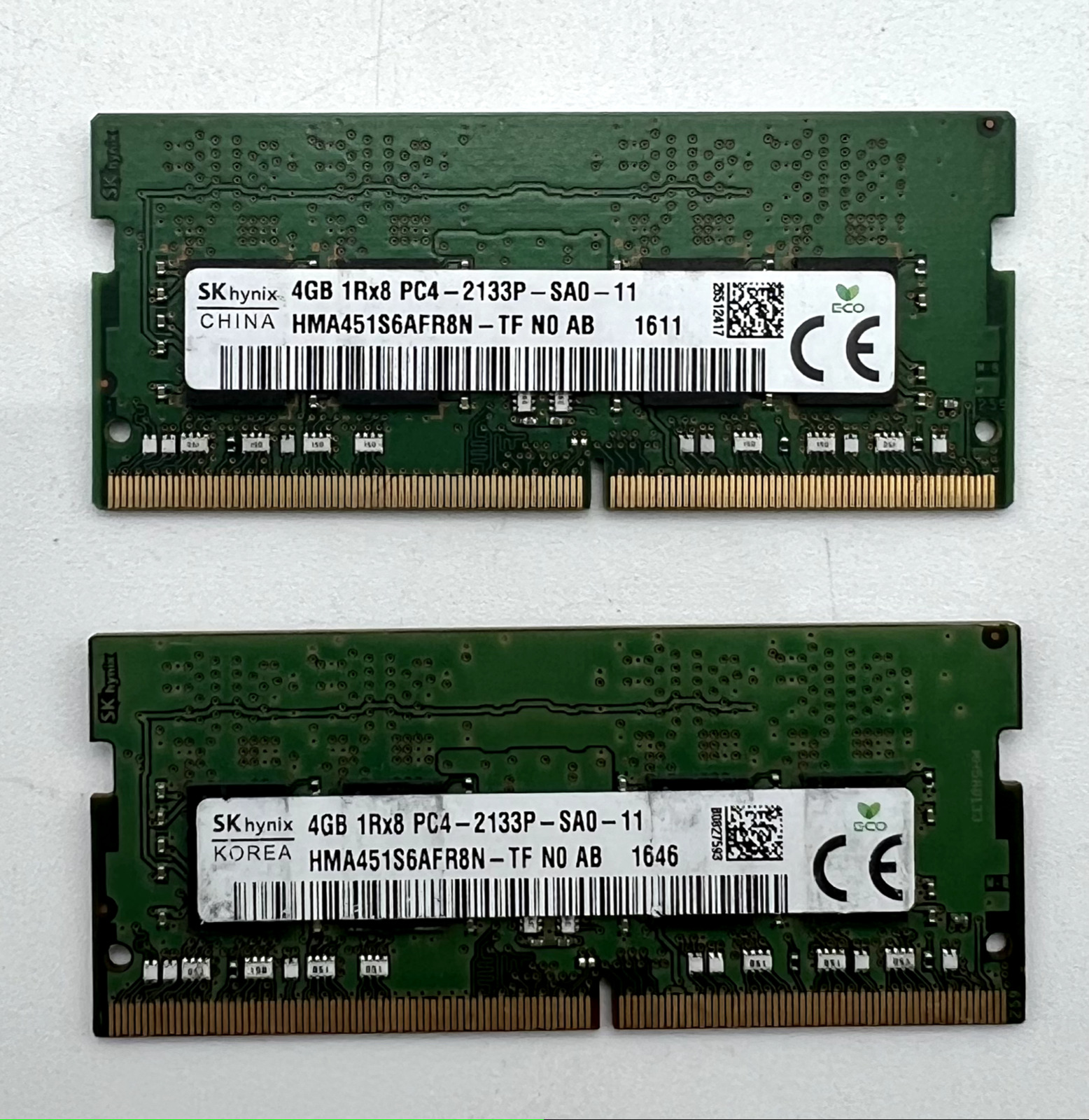 SK Hynix 8GB (2x4GB) PC4-17000 DDR4-2133P Laptop Memory SDRAM HMA451S6AFR8N-TF