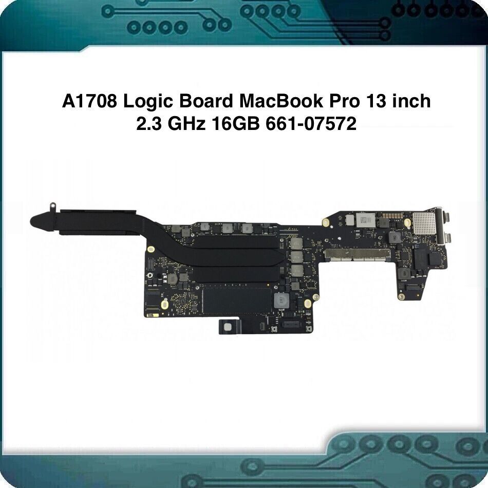 A1708 2017 Logic Board MacBook Pro 13 inch i5 i7 8GB or 16GB