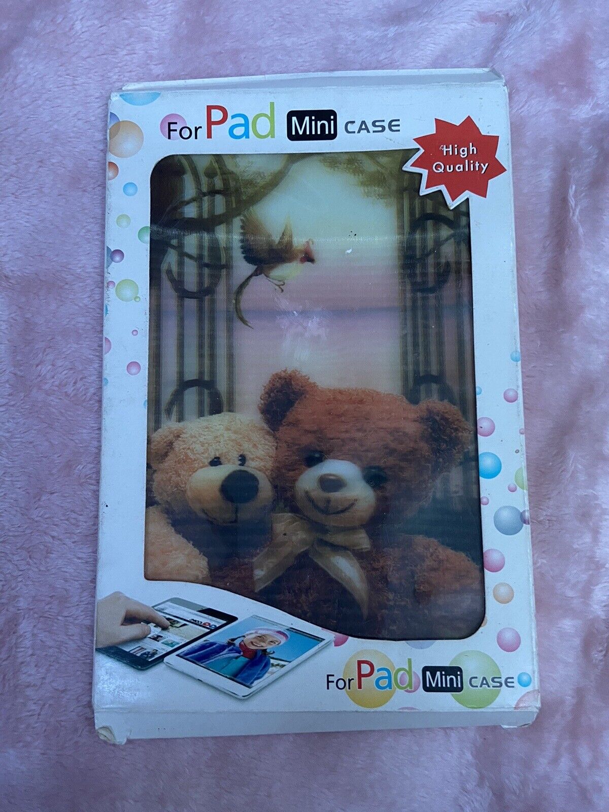 ipad mini 5th generation 3D Teddy Bear Case 