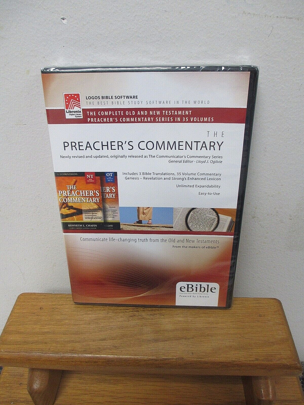 NEW The Preachers Commentary 35 Volumes E Bible w/Old & New Testaments F/S