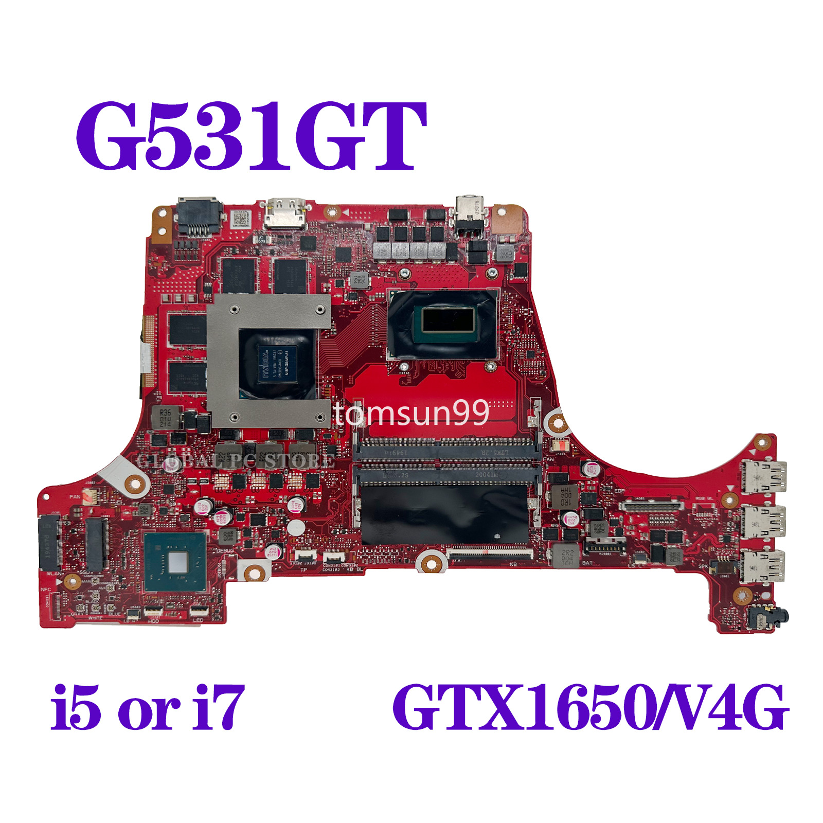 Motherboard For ASUS ROG Strix-G G531GT G731GT GL731GT i5 i7 9th Gen GTX1650/4G