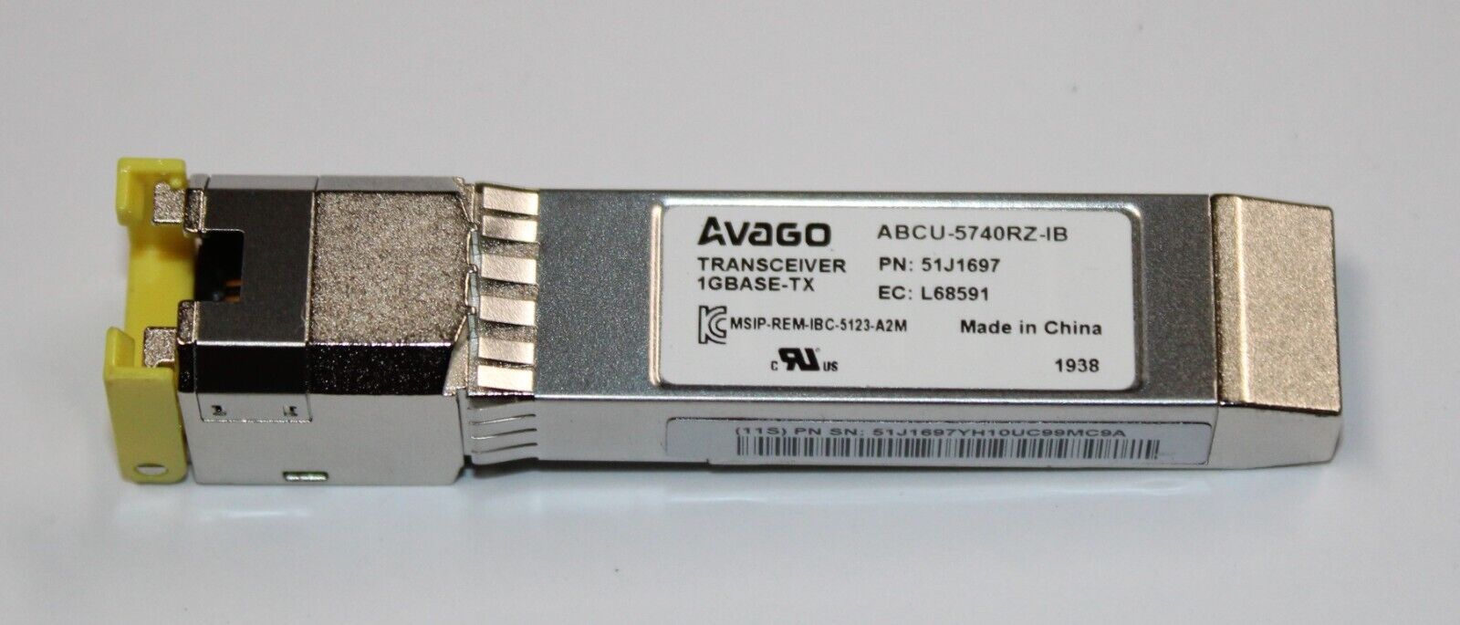 Avago | ABCU-5740RZ-IB | 1GBASE-TX  SFP Transceiver Module