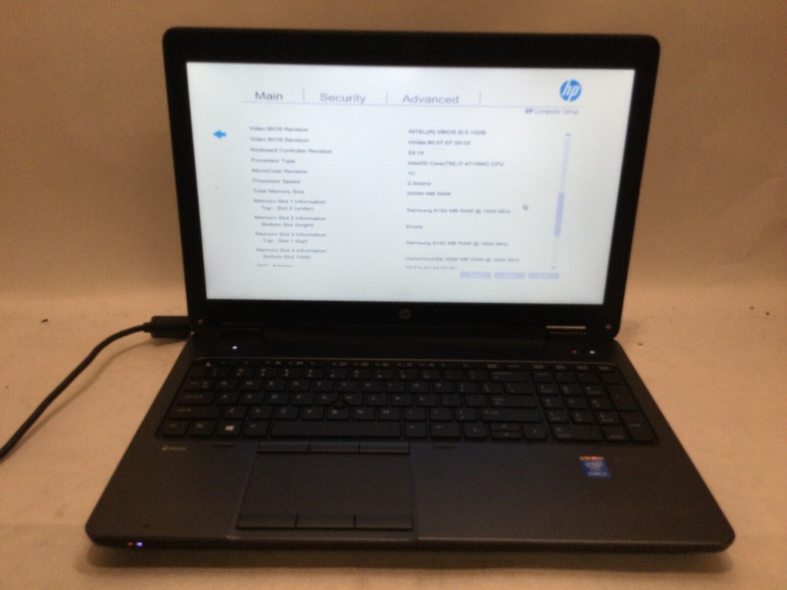 HP ZBook 15 G2 15.6\