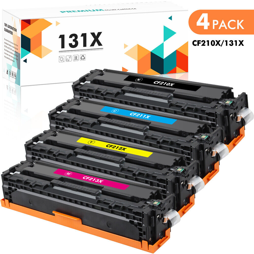 4PK CF210A Black Toner Compatible For HP LaserJet Pro 200 Color M251n M276n INK