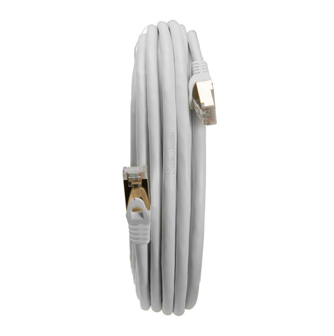 Cat7 S/FTP Ethernet Patch Cord High Speed LAN Network Cable Gray 25ft -200ft LOT