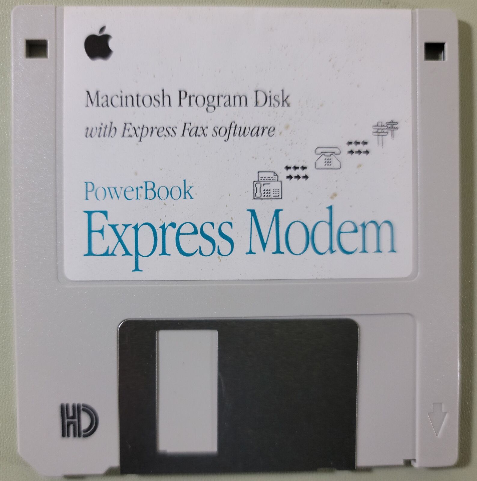 PowerBook Express Modem Macintosh Program Disk 1.0.4 w/ Express Fax Software