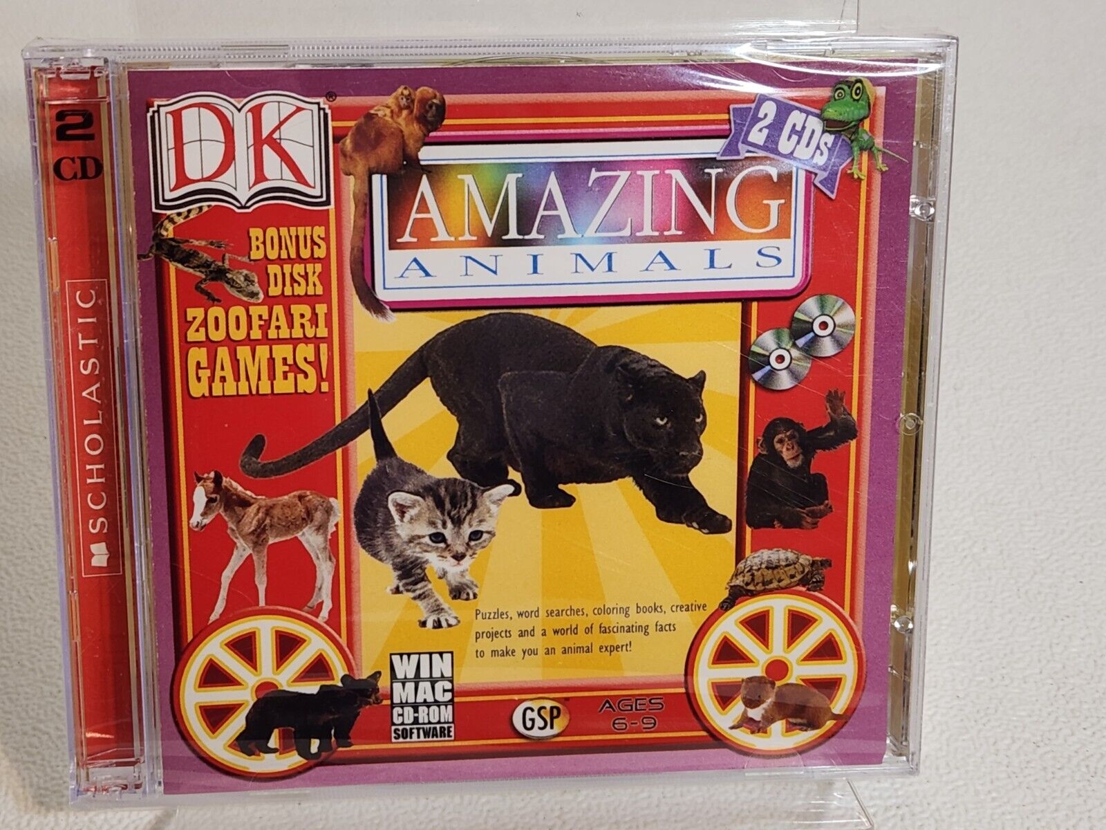 DK Amazing Animals [Win & Mac CD-ROM] 9780439800266 - Bonus Game - Zoofari