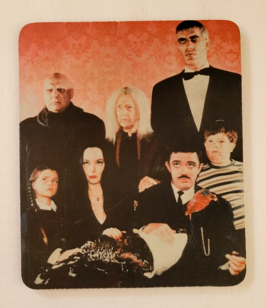 The Addams Family TV Show Retro Halloween Office Mouse Pad 1/4 Thick 8x9 Inches