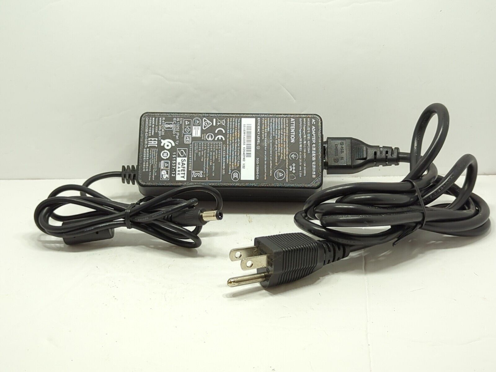 Genuine TPV AC Adapter Power Supply for MSI AOC Monitors ADPC2045 20V 2.25A 45W 