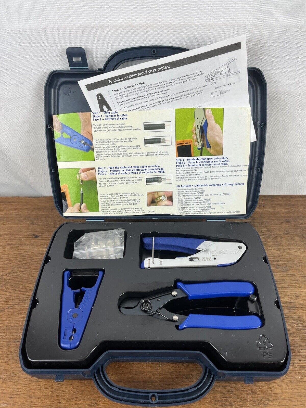 Data Shark Complete Network Tool Kit with Case