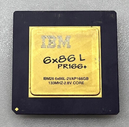 IBM Pentium 166MHz 6x86L PR166+ CPU 