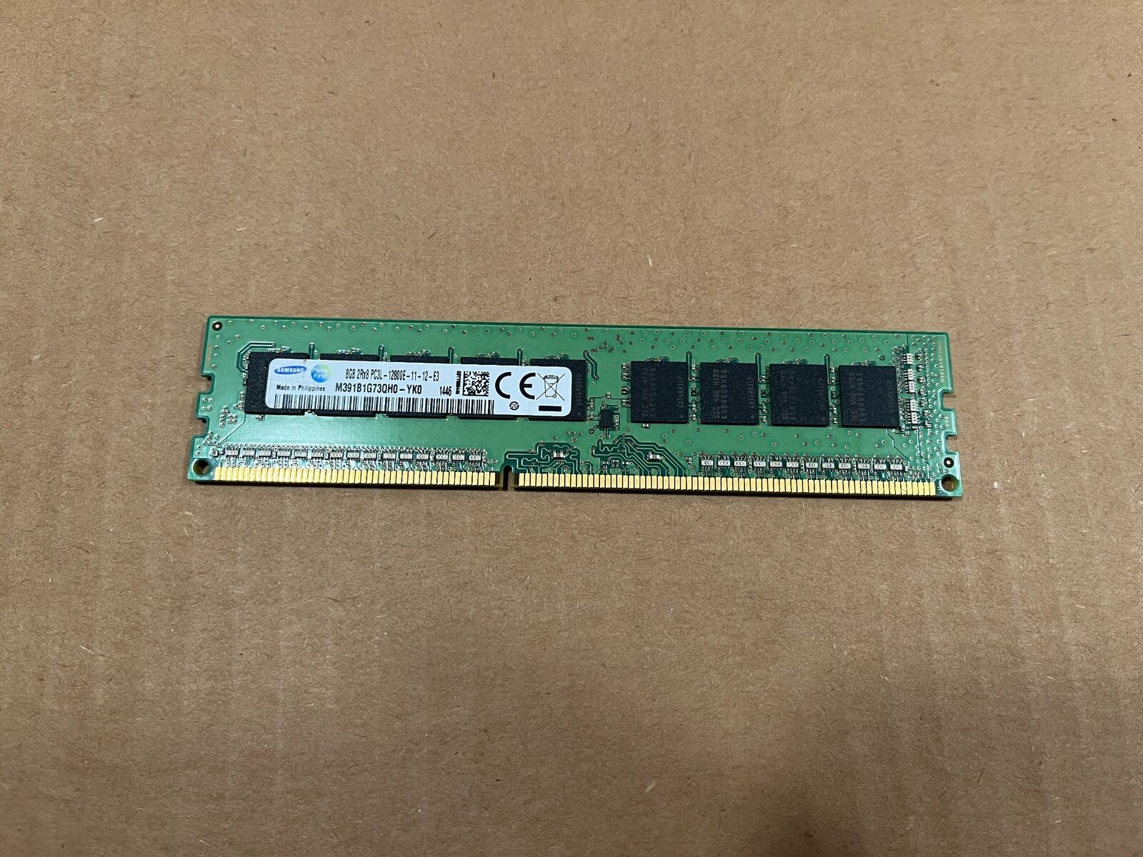 SAMSUNG M391B1G73QH0-YK0 8GB 2RX8 PC3L-12800E DDR3-1600MHZ ECC MEMORY FBT-4(12
