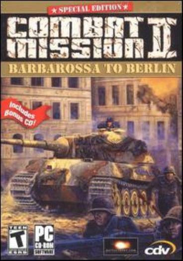 Combat Mission II 2 Barbarossa to Berlin PC CD war simulation WWII battle game