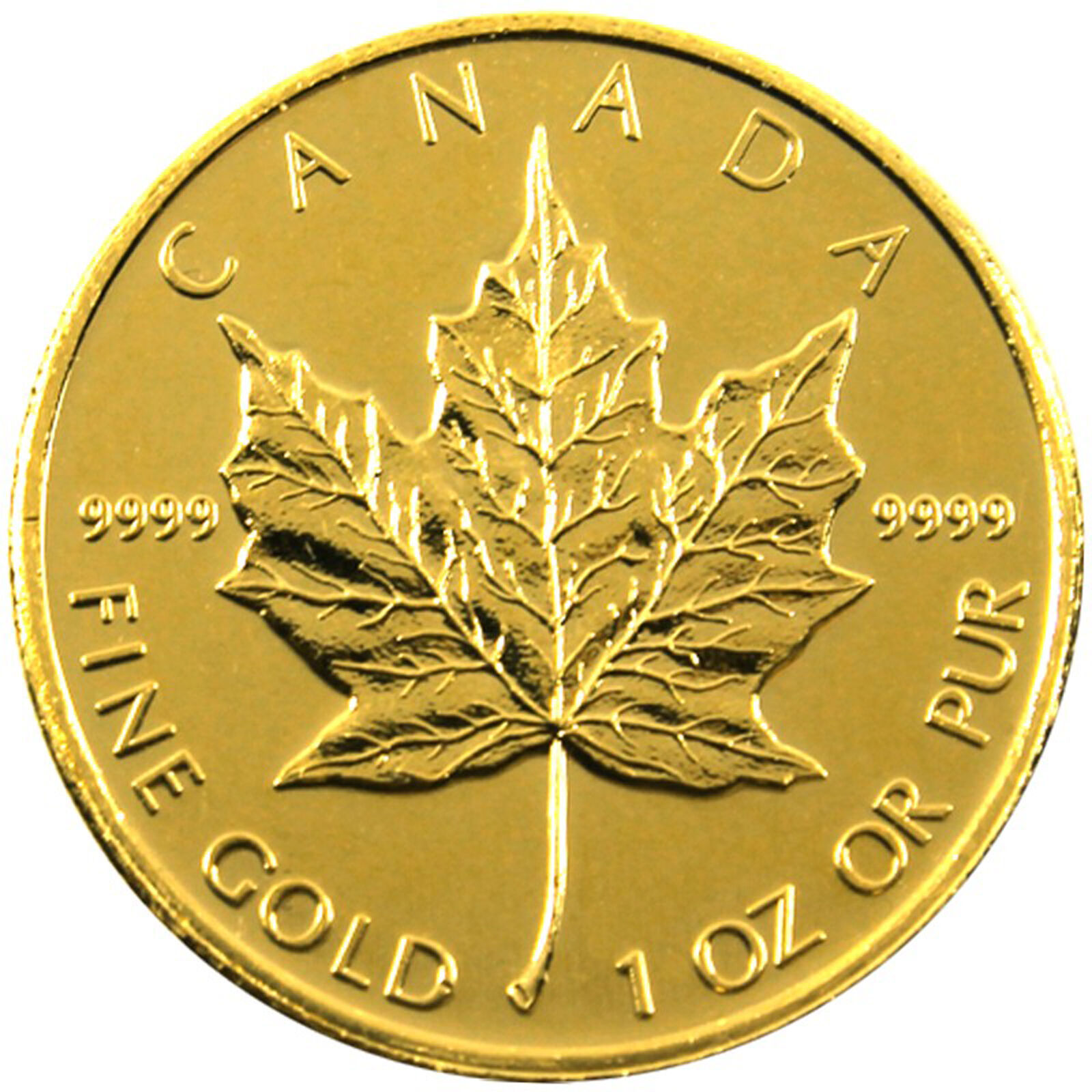 Random Year Canada Gold Maple Leaf 1oz BU Our Choice Year
