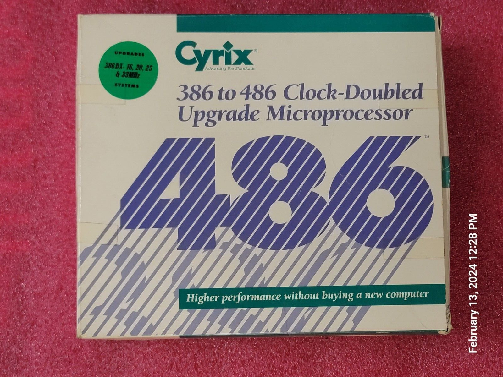 ✅Cyrix 386 Cx 486DRX2 33/66GP Overdrive  in a Box w software DOS Retro Gaming