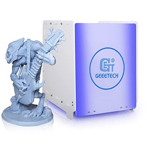Large UV Curing Station for Resin, Geeetech Upgraded GCB-2 405nm UV Curing Li...