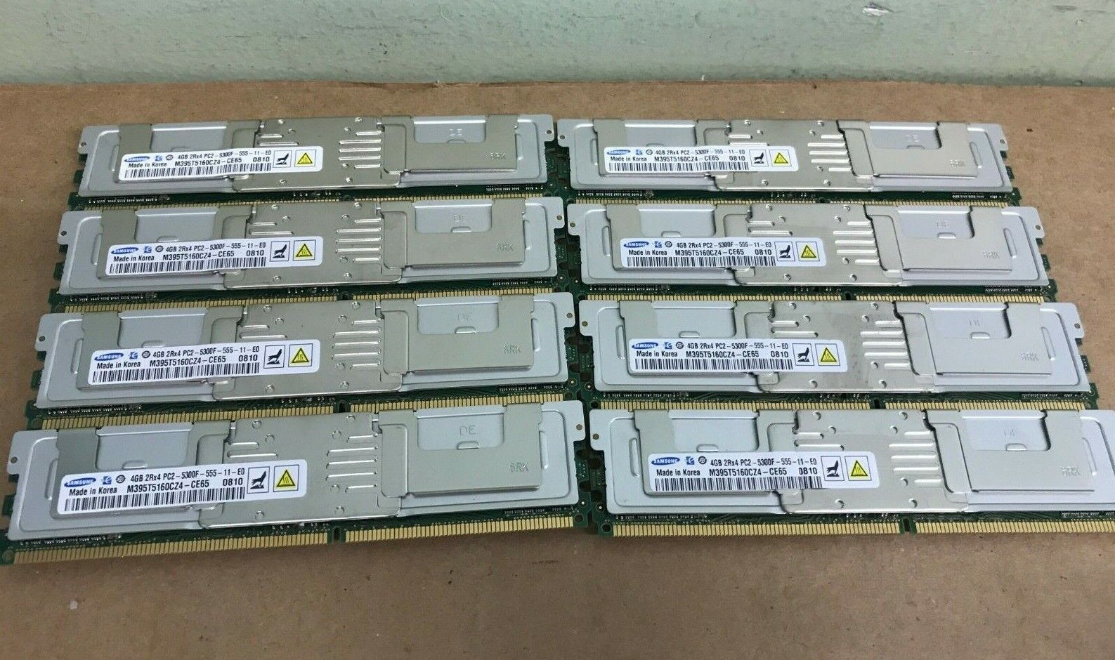 32GB (8x4GB) PC2-5300F DDR2 Fully Buffered Server Memory RAM for HP ML370 G5