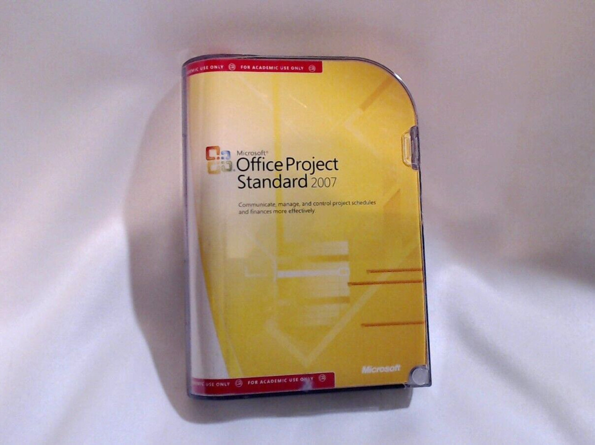 Microsoft Office Project Standard 2007 Full Version in Retail Box $18.50 OBO