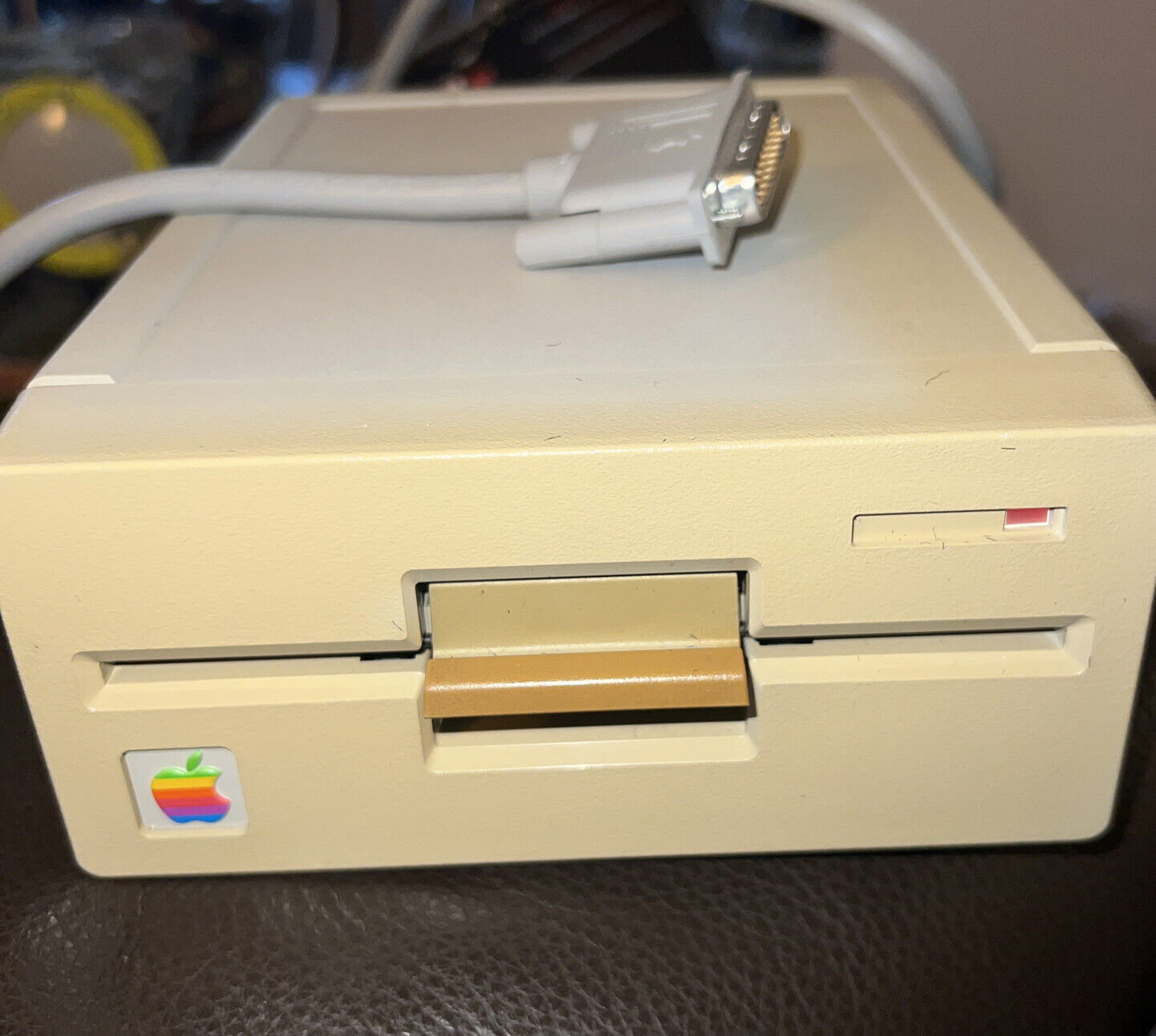 Rare Vintage Apple A9M0107 5.25 Floppy Disk Drive External white for Macintosh