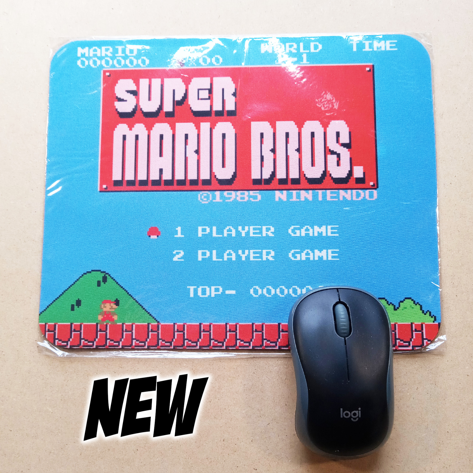 Super Mario Bros. mousepad 8x10 inch 🍄 NES mouse pad retro Nintendo mouse pad