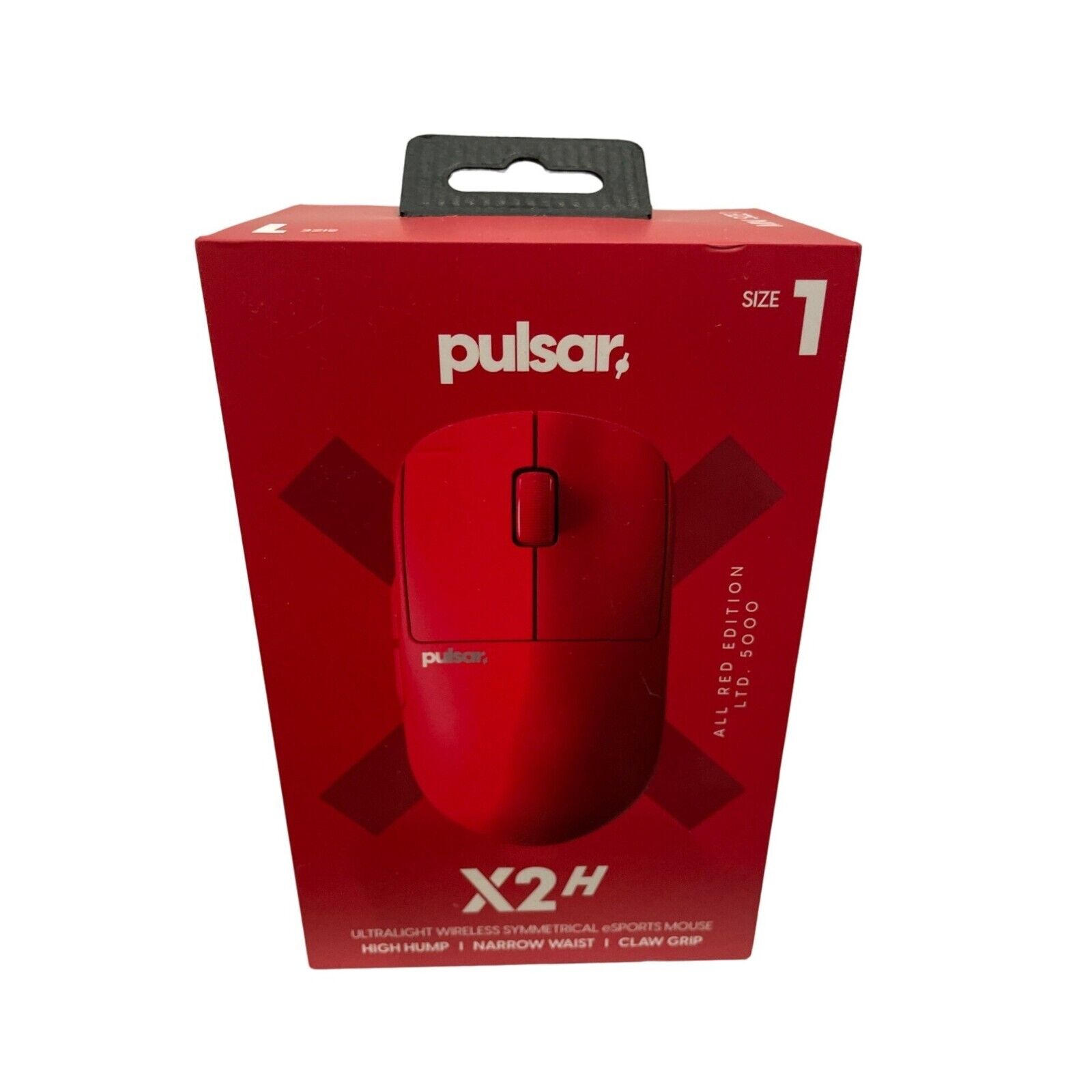 Pulsar Gaming Gears X2H Mini Size 1 - ALL RED Limited Edition Wireless Mouse 4K