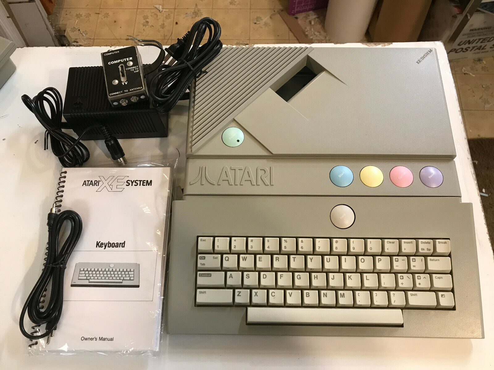 XE VIDEO GAME MACHINE XEGM Orig Atari 64K RAM Computer A NOT the SYSTEM( NS)