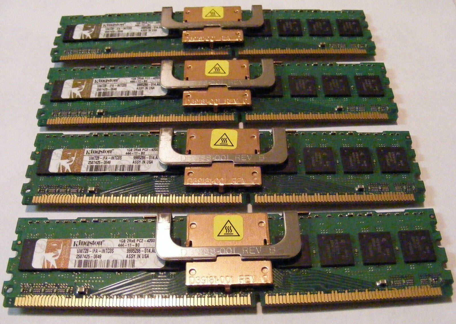 Kingston 4GB (4x1GB) UW728-IFA-INTC0S  PC2-4200 Server Memory Set of 4