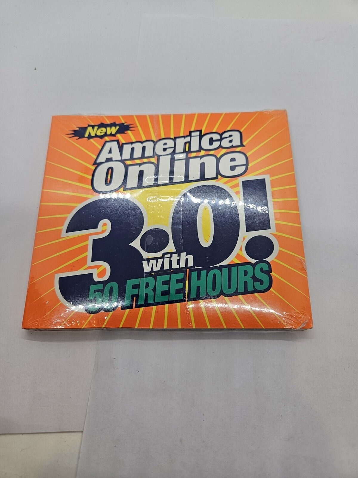 America Online 3.0 Installation Kit (1997) New and Sealed 50 Hours