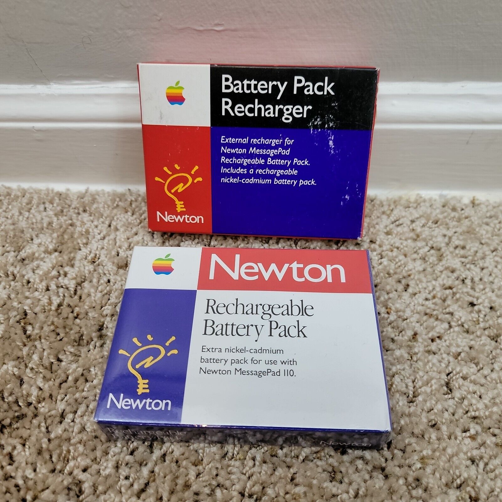 Apple Vintage Newton MessagePad Battery Pack & Charger Rare New In Box