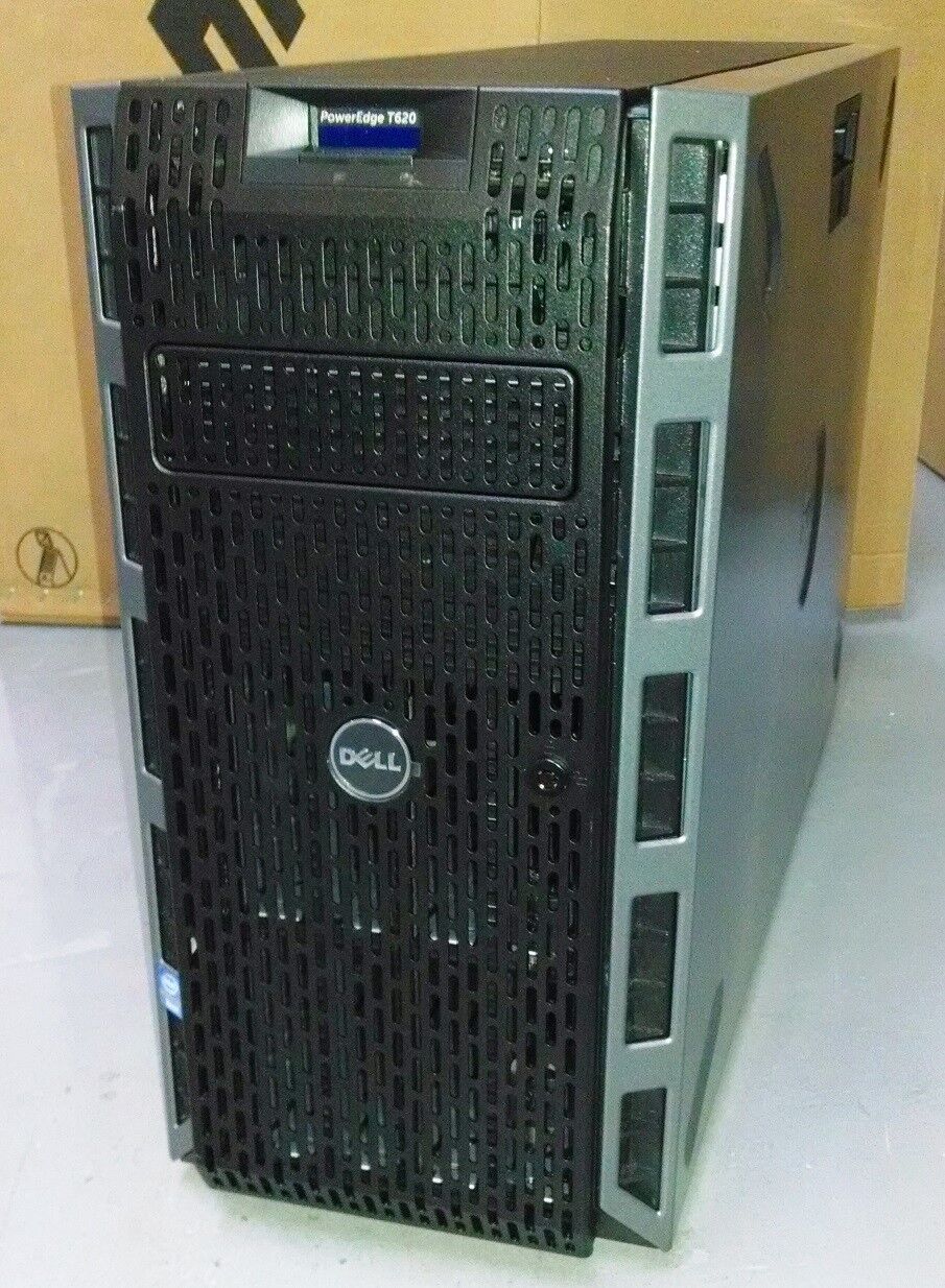 Dell PowerEdge T620 Server, 2x E5-2620v2 2.1GHz, 32x 300GB 15K 6Gb/s SAS, 64GB