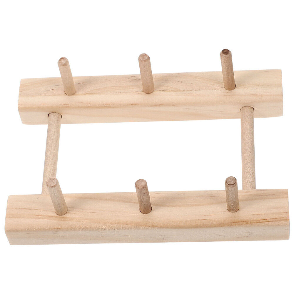  Spool Stand Wooden Sewing Thread Holder Wall Mount Braiding Rack