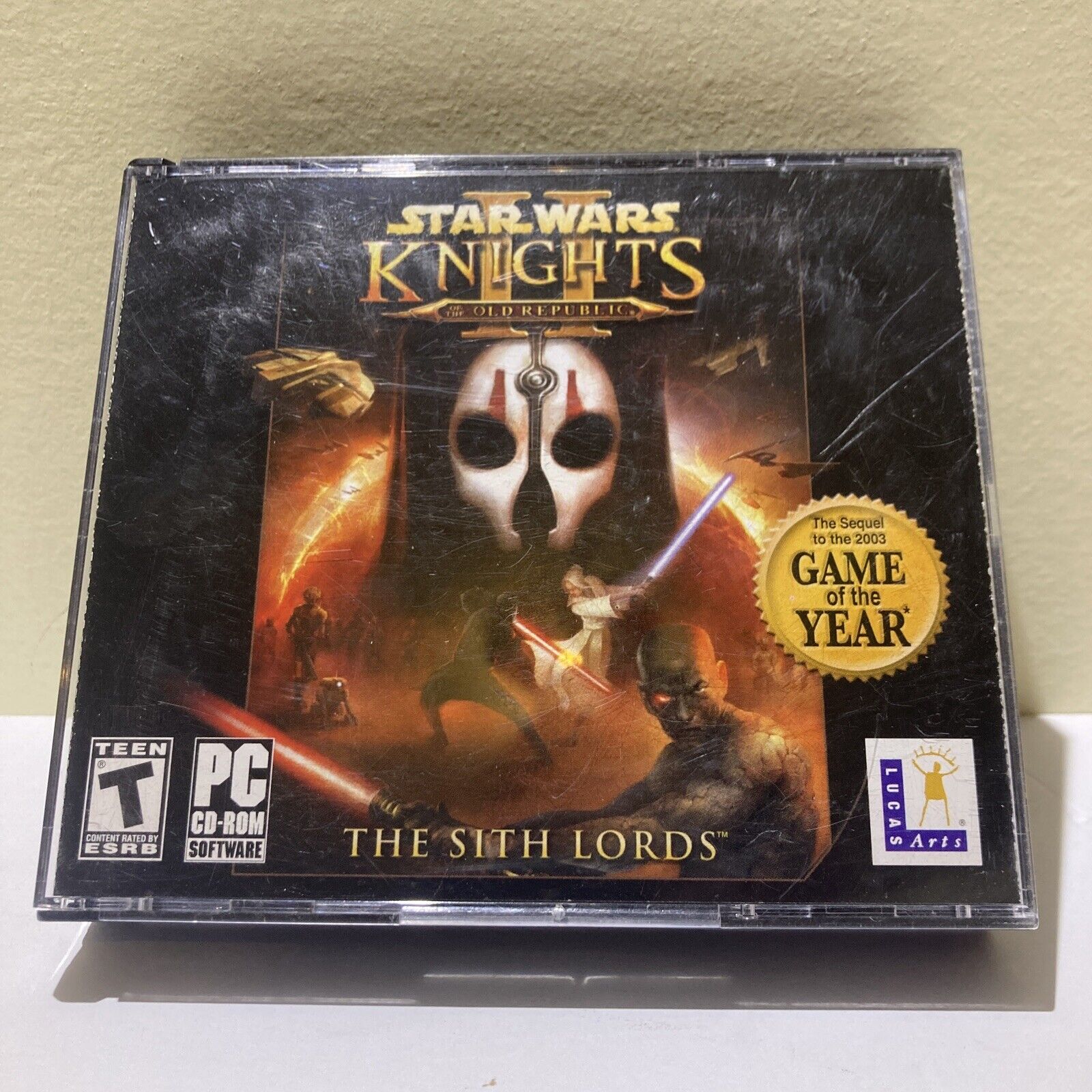 Star Wars Knights Of The Old Republic II The Sith Lords (PC, 2004) CD-ROM-4 Disc