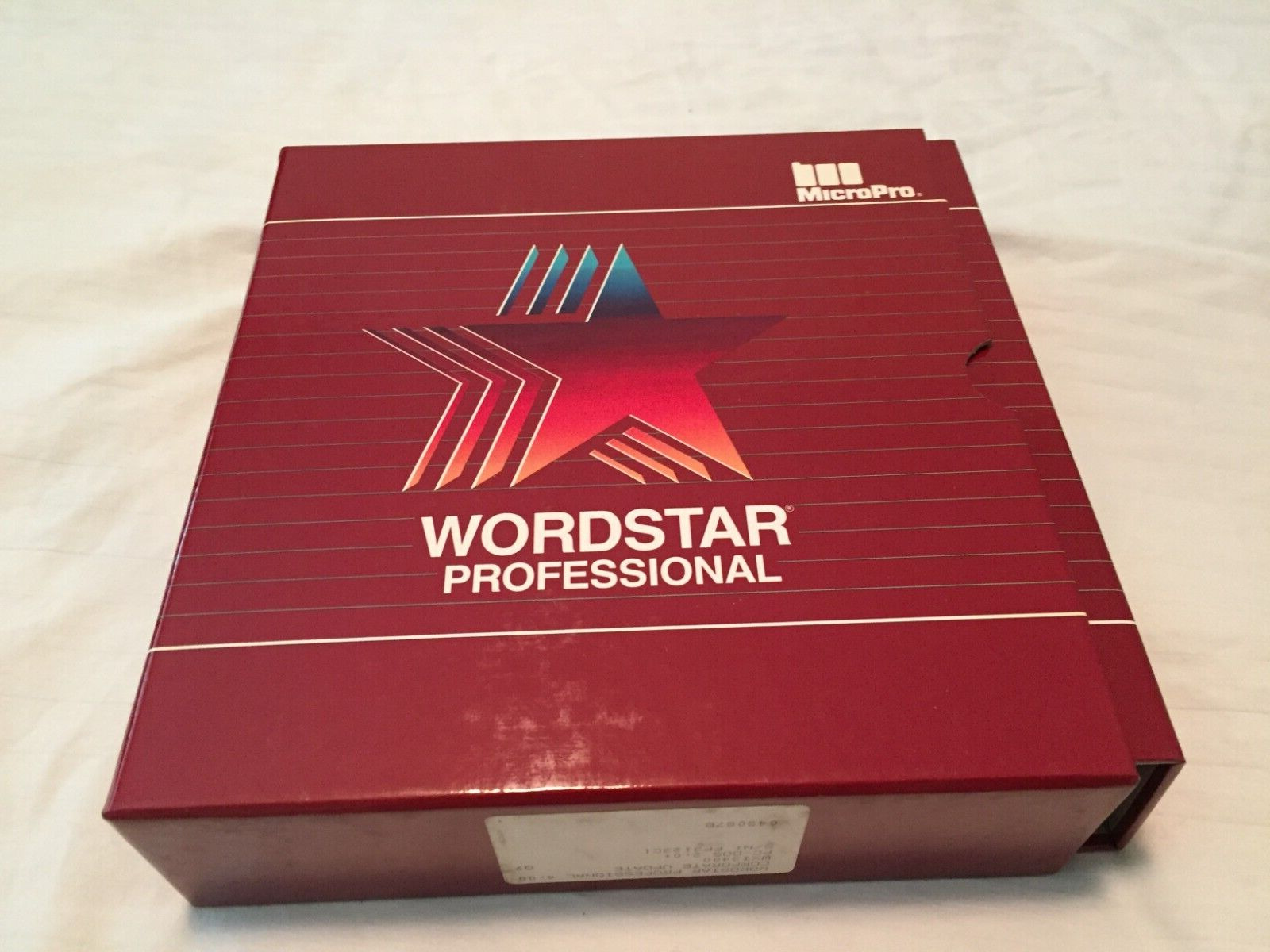 Vintage MicroPro WORDSTAR Professional V4 Floppy Discs Corporate Edition Boxed