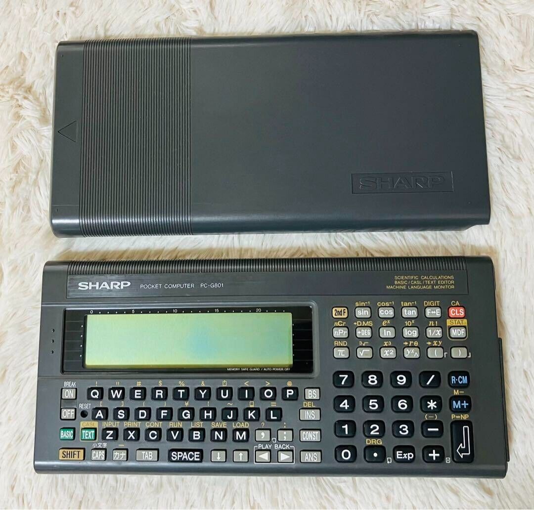 SHARP Pocket Computer PC-G801  C-LANGUAGE Z80 ASSEMBLER