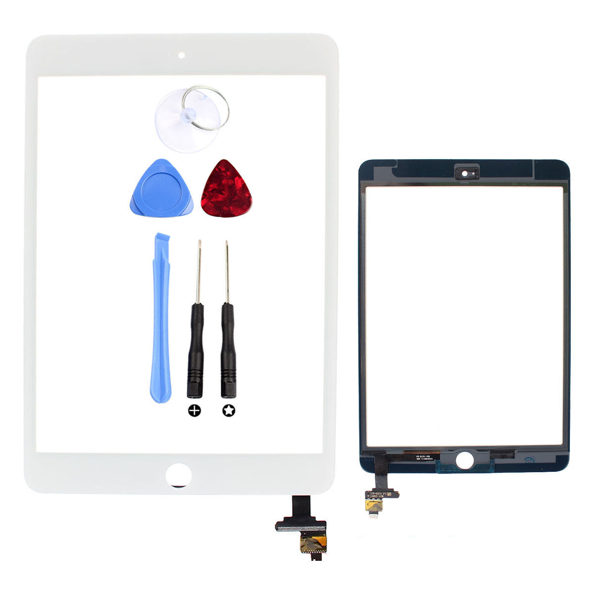 OEM SPEC White Touch Screen Glass Digitizer IC Connector For iPad Mini 3 3rd Gen