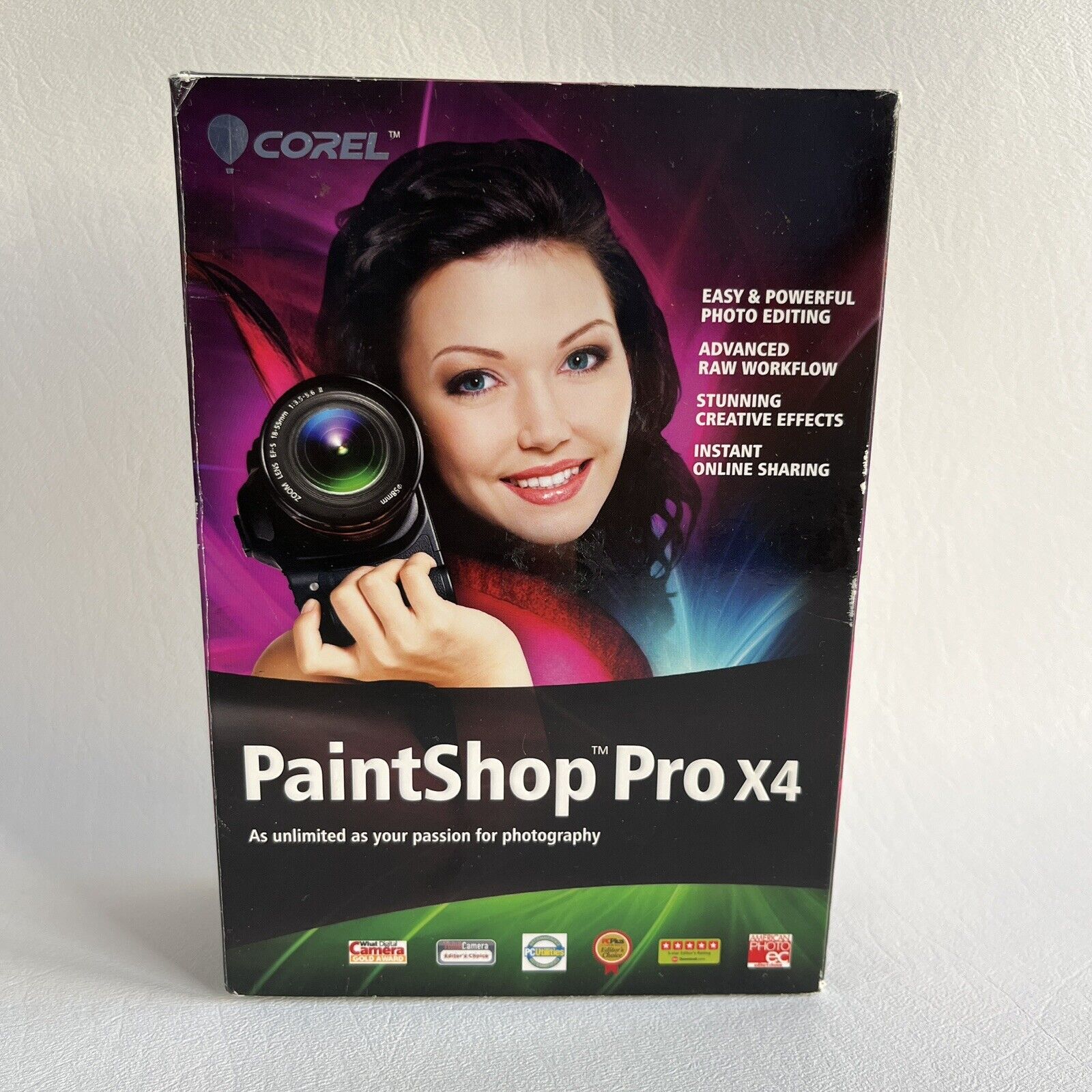 Corel Paintshop Pro X4 Photo Editing Software - Pristine