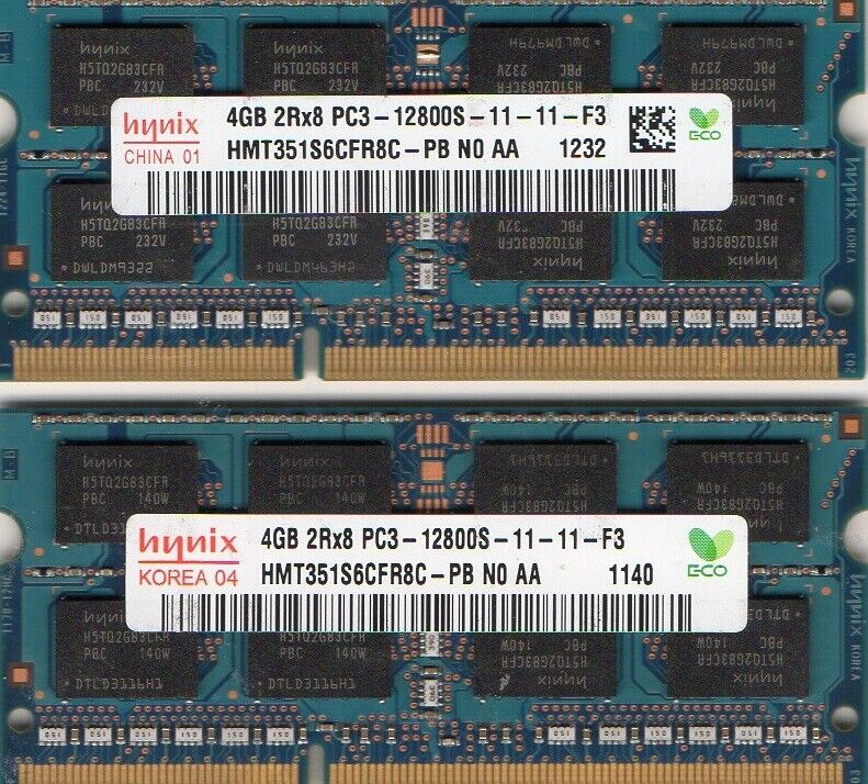 8GB (2x 4GB)  Sony Vaio PCG-71312L/PCG-71912L/PCG-71913L/PCG-81214L DDR3 Memory 