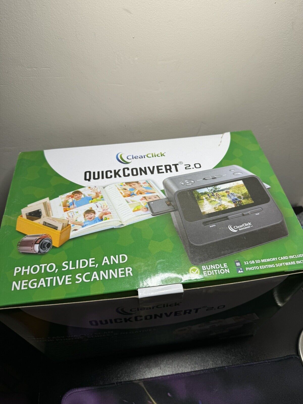 ClearClick 14 MP QuickConvert 2.0 Portable Photo, Slide, Film, Negative Scanner