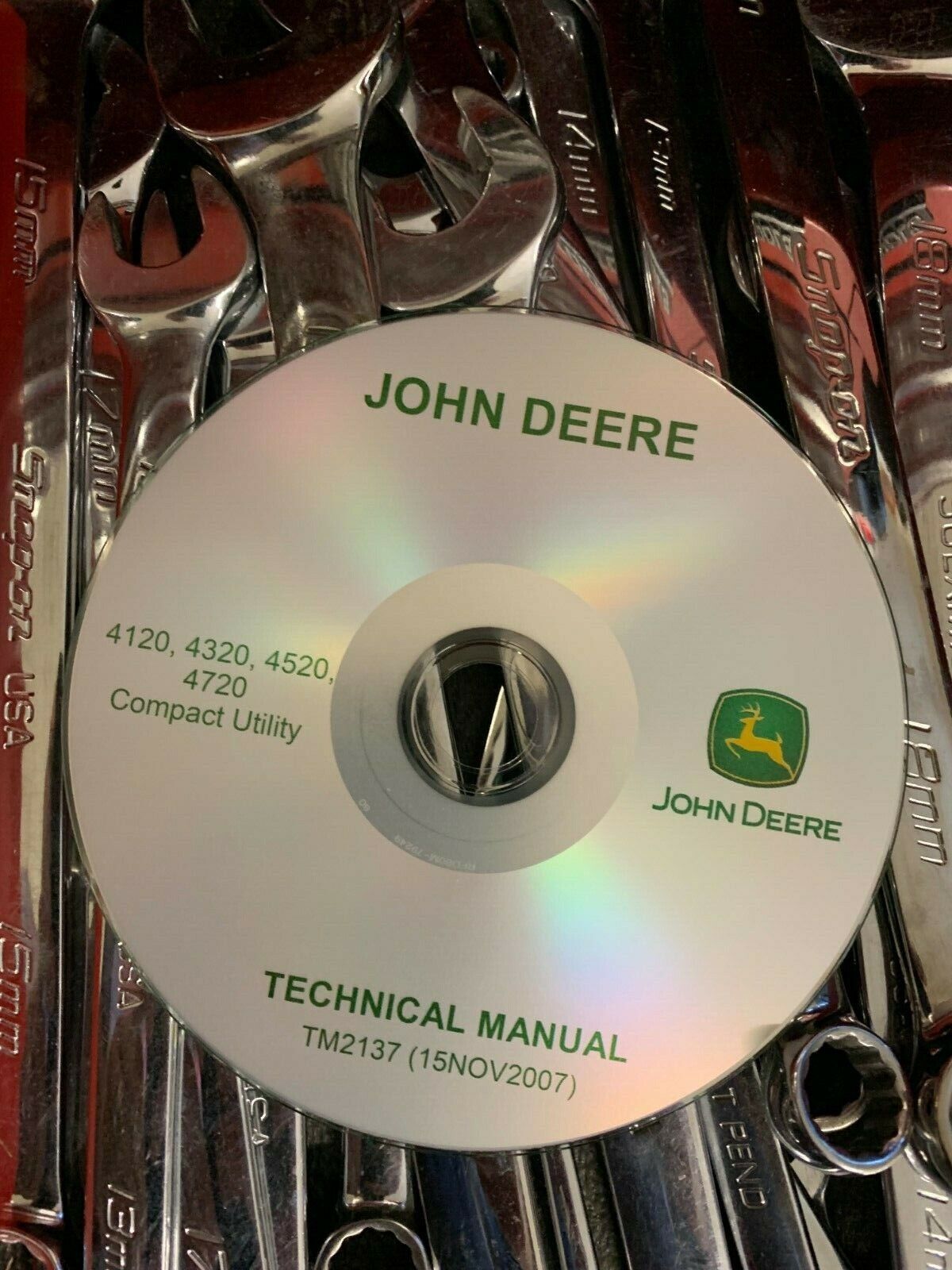 John Deere 4120 4320 4520 4720 No Cab Service Repair Manual CD TM2137