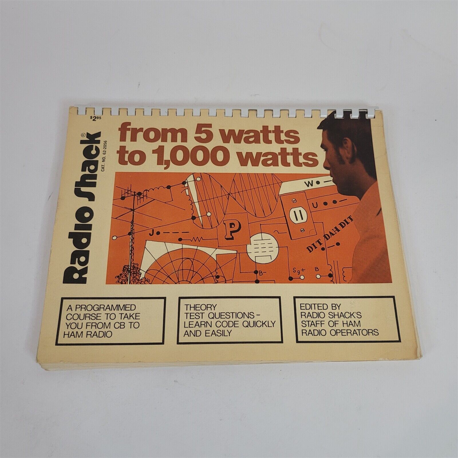 VTG 1974 Original Radio Shack From 5 Watts to 1000 Watts Ham Radio Book 62-2056