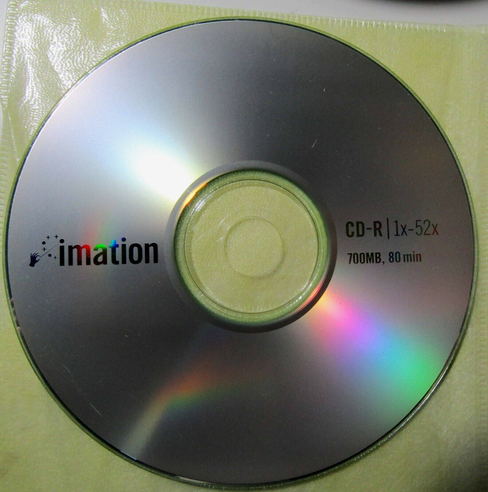 CD-R 700 MB, 52x Speed, 80 min.