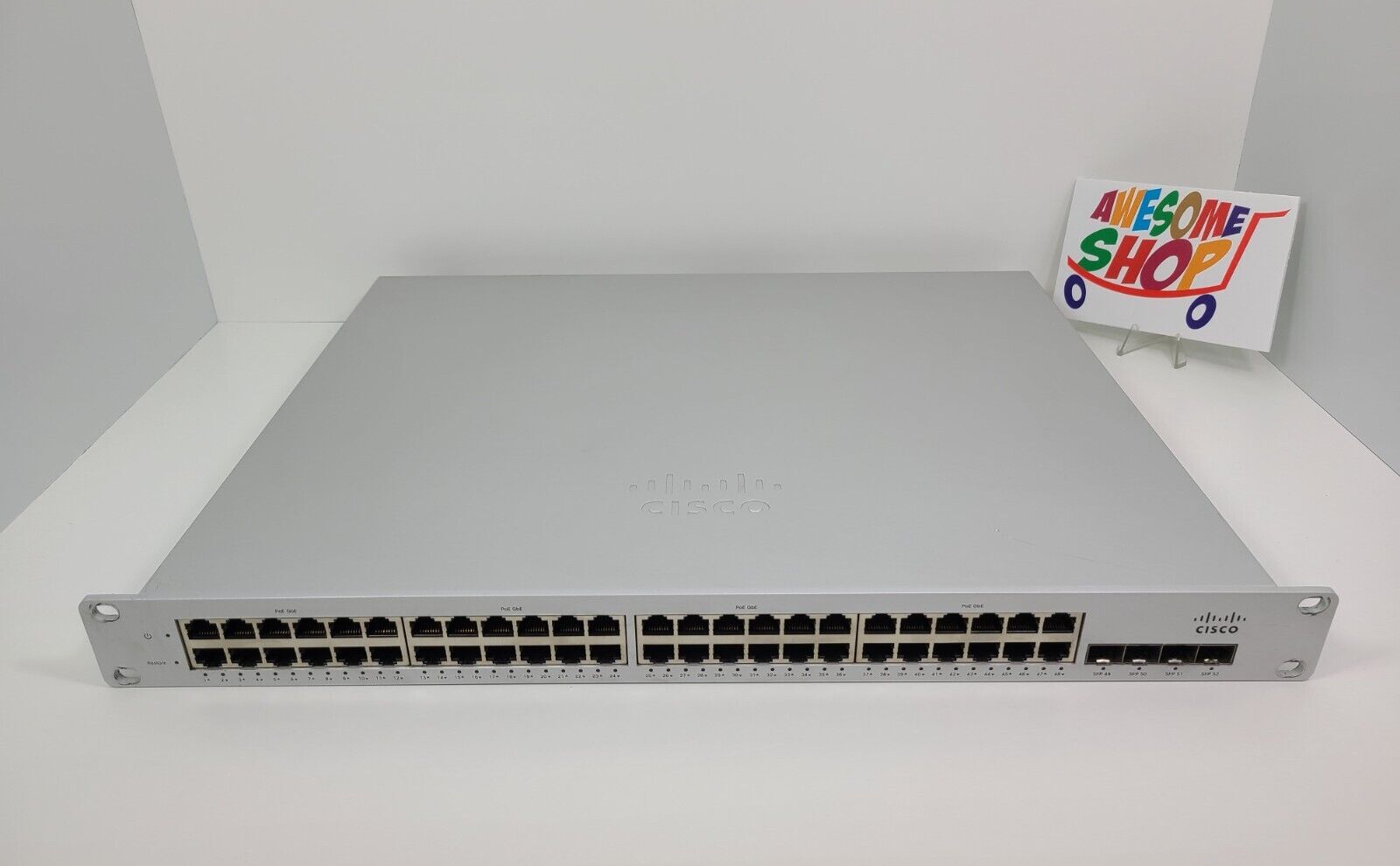 Cisco Meraki MS220-48LP-HW 48 Ports Rack Mount Gb Ethernet SFP Switch *UNCLAIMED