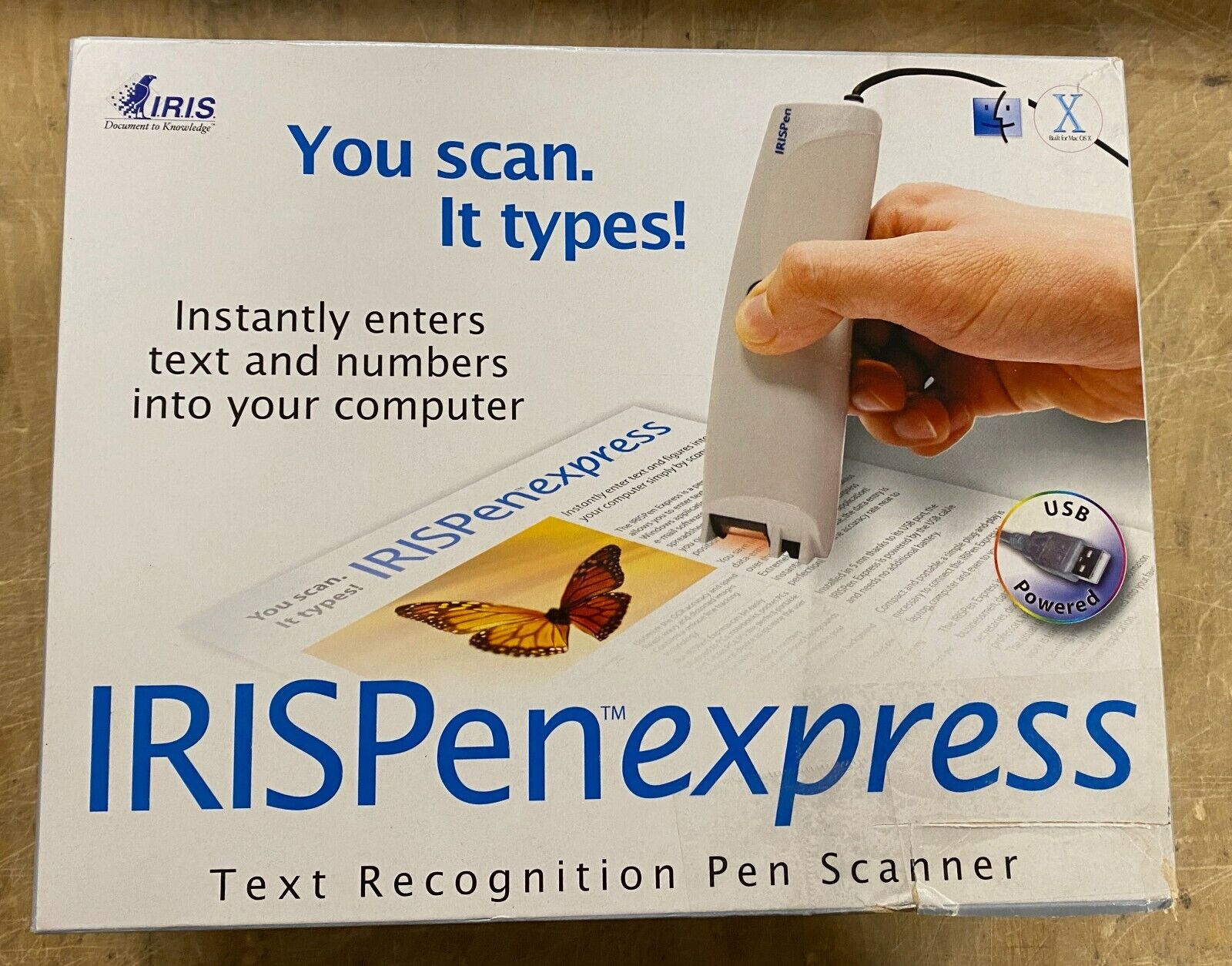 IRISPen express Text Recognition Pen Scanner for Mac