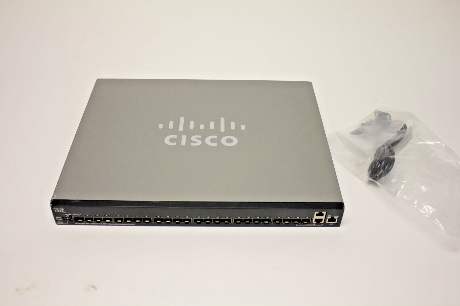Cisco SG350XG-24F-K9 24x 10G SFP+ ports 2x 10G 10Gbase-T copper ports
