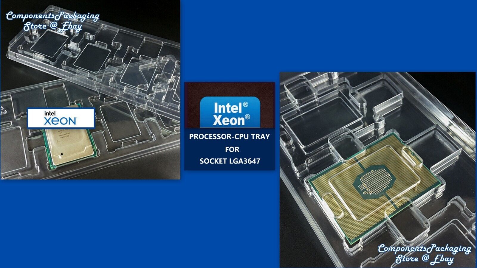 Intel Processor Tray for Platinum Gold Silver Xeon Series  - Lot of 2 5 12 18 30