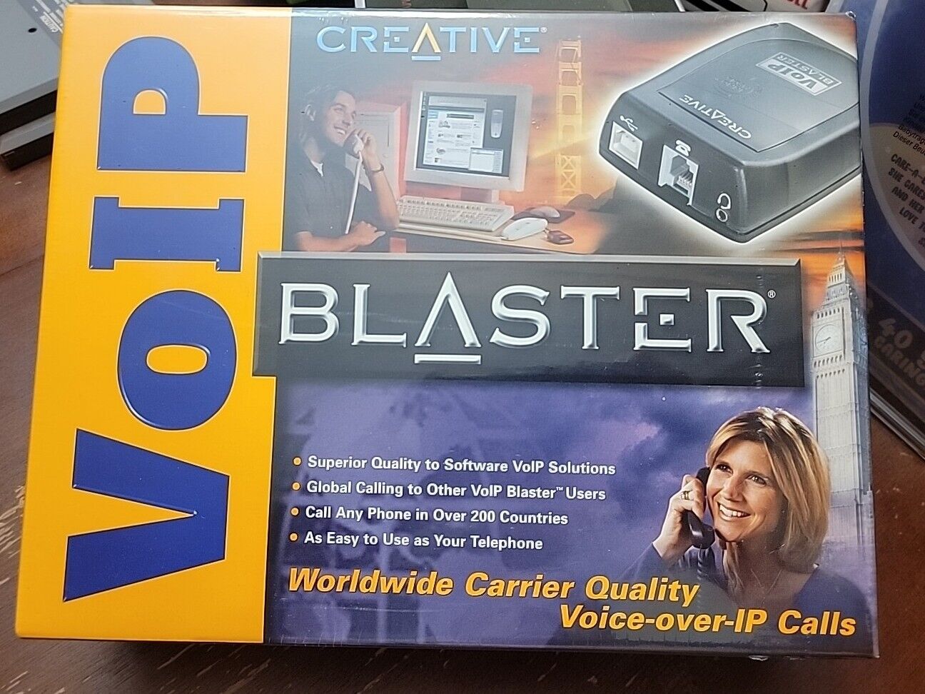 Creative VOIP Blaster Voice Over IP Calls Sealed Vintage Tech 