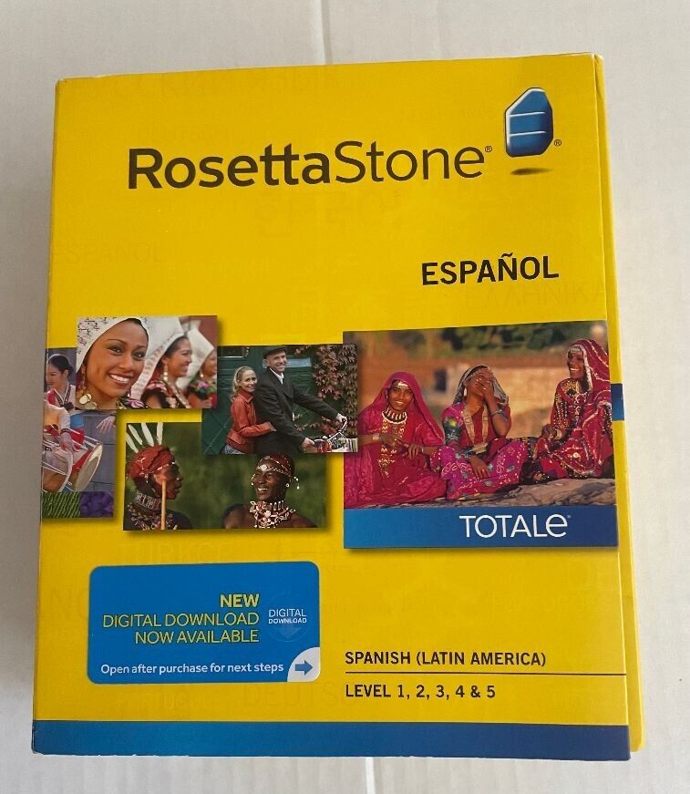Rosetta Stone Spanish (Latin America) Version 4 Level 1-5 Español New Sealed Box